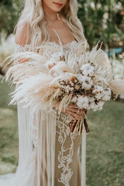 Boho bidermajer sa pamukom